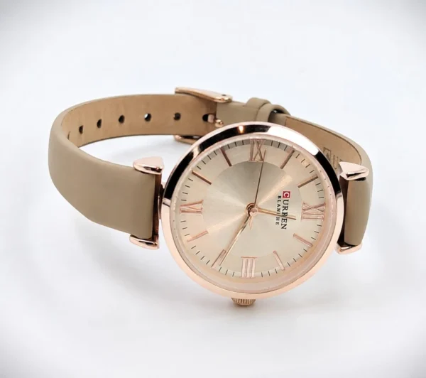 Curren Blanche Rose Gold Women’s Watch – Luxury Minimal Edition