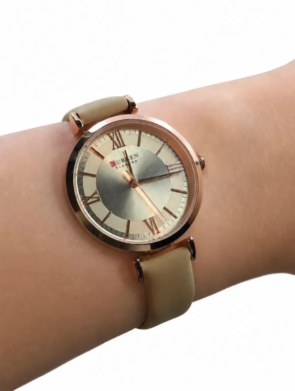 Curren Blanche Rose Gold Women’s Watch – Luxury Minimal Edition