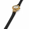 stylish black and brown watch (1) Luxury Floral Gold Women Watch – Premium Elegant Bracelet Watch | Female Watch