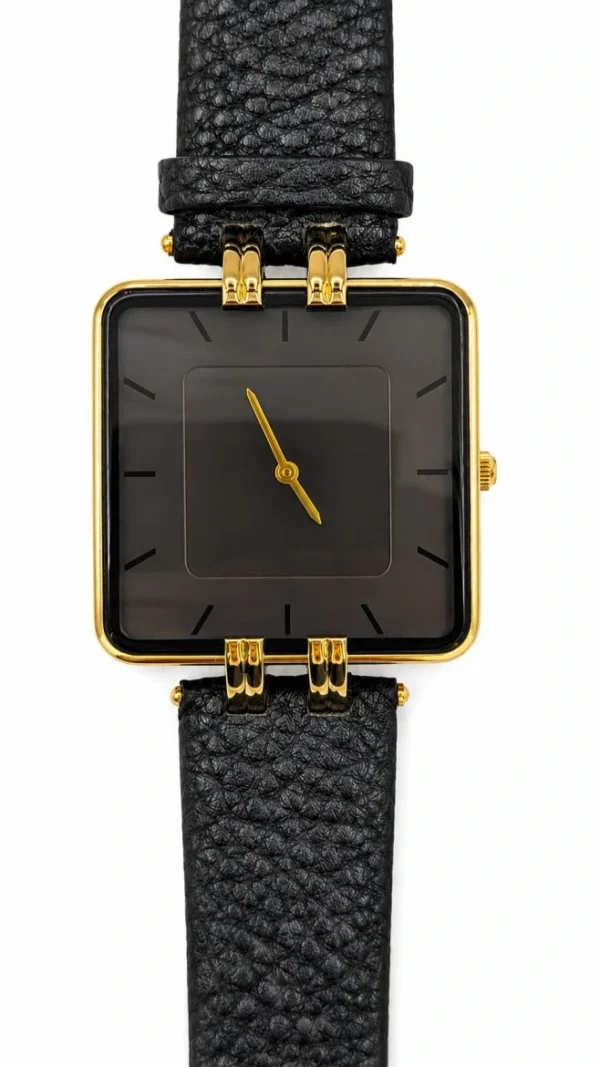 stylish black and brown watch stylish black and brown watch